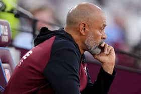 Nuno Espirito Santo on the West Ham bench