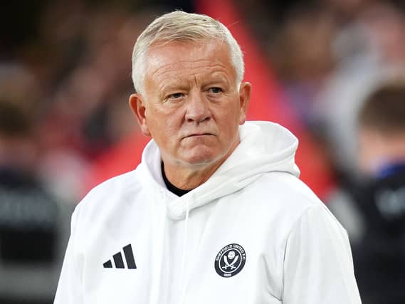 Sheffield United manager Chris Wilder