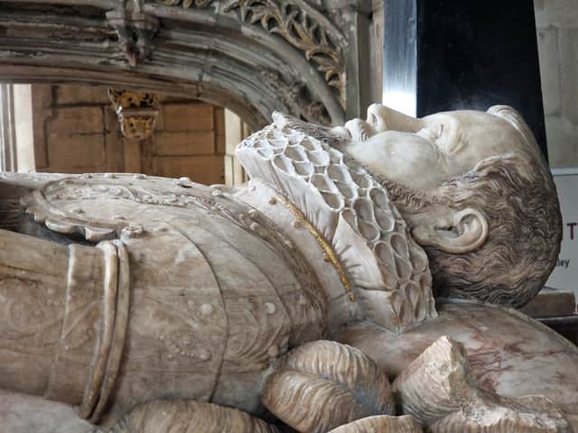 Medieval tombs have been restored