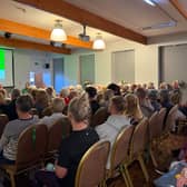 The packed meeting last week