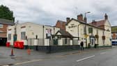 The Barley, Newport, after the blaze in September 2025