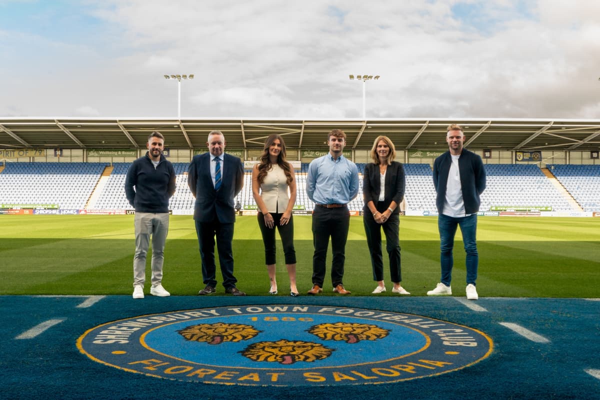 Greenhous strikes sponsorship deal at Shrewsbury Town's stadium
