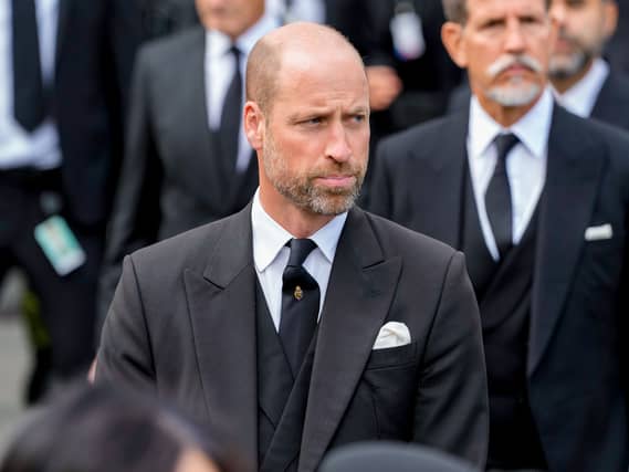 Prince of Wales in the procession for the funeral of Norway’s King Harald V