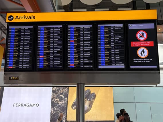 UK airports technical issue
