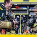 Firefighter experience day on at Newtown fire station