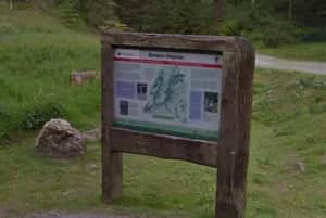 Information board at Gwaun Hepste car park near Ystradfellte. Google.