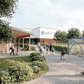 An artist impression of the new St Andrews Primary School in Shifnal