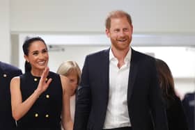 The Duke and Duchess of Sussex during a visit to the Royal Children’s Hospital Melbourne in 2026