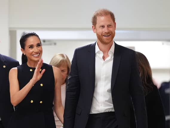 The Duke and Duchess of Sussex during a visit to the Royal Children’s Hospital Melbourne in 2026