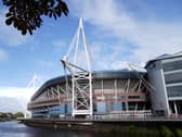 A general exterior view of the Principality Stadium