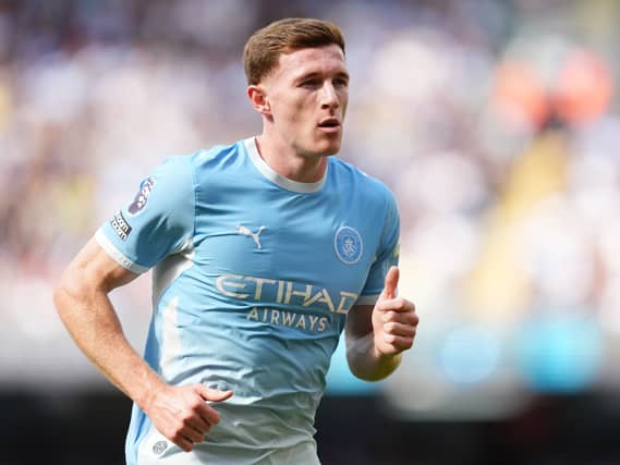 Manchester City midfielder Elliot Anderson