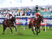 Caballo De Mar comes home to win the Betfred Howard Wright Doncaster Cup