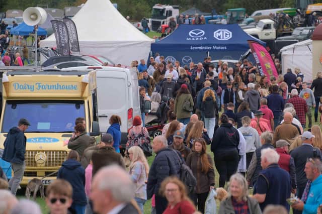 Crowds at Kington Show.