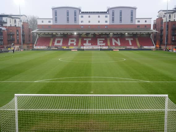 A view inside Leyton Orient's ground