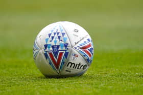 A general view of a match ball