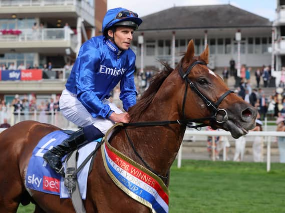 Notable Speech and William Buick after winning at York