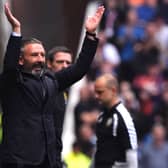 Rangers manager Derek McInnes reacts on the touchline
