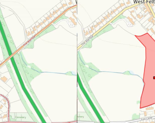 Planning officers are recommending that two housing proposals in West Felton.