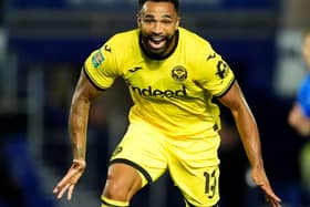 Callum Wilson in action for Brentford