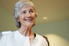 Catherine Connolly smiles