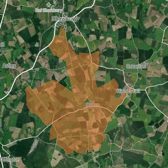 Hundreds of properties were without power on Wednesday morning