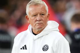 Chris Wilder on the touchline
