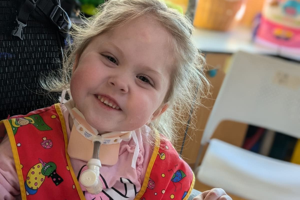 Young Pippa's family set to light up the night at Telford Dark Run