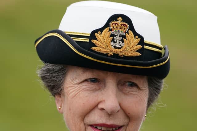 The Princess Royal during Armed Forces Day at the National Memorial Arboretum in Staffordshire (Joe Giddens/PA)