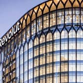 Exterior view of the Revolut office