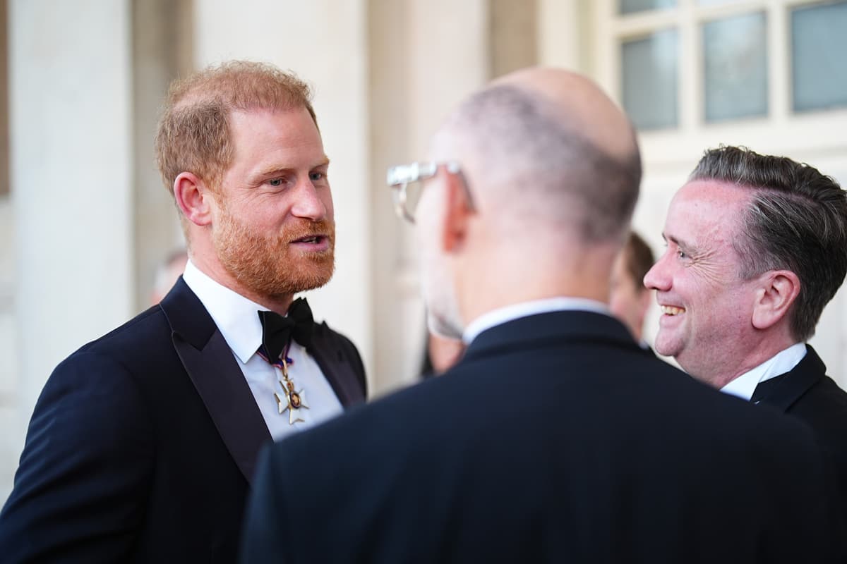Harry gives speech at first public appearance since return to UK