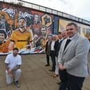 New Wolves mural, created by Wolves fan: Joe Miles, who grew up in Sedgley