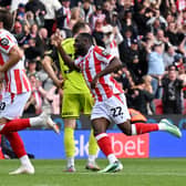 Sam Gallagher celebrates