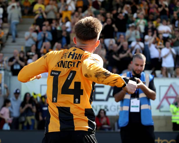 Ben Knight celebrates