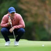 Rory McIlroy of Northern Ireland on the 16th on day three of the 2026 BMW PGA Championship at Wentworth Golf Club in Virginia Water, Surre