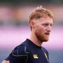 Ben Stokes warming up for Durham