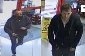 Wanted for shop thefts