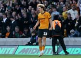 Fer Lopez celebrates his Wolves goal against rivals West Brom