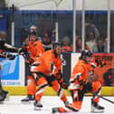 Action from Telford Tigers' 6-1 defeat to MK Lightning on Sunday