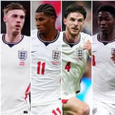 Cole Palmer, Marcus Rashford, Declan Rice, Kobbie Mainoo and Tino Livramento