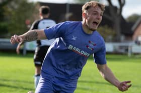 Josh Madeley scored Whitchurch Alport's equaliser at Uttoxeter Town on Saturday Picture: Liam Pritchard