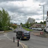 The Gaskell Corner Junction looking towards the A458 Bridgnorth Road in Much Wenlock.