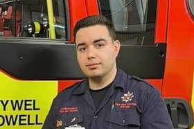 Powys Firefighter Tommy Hatton will complete the Tunnel to Towers 5K challenge in full fire kit to honour those lost on 9/11 and raise funds for the Fire Fighters Charity