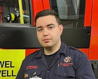 Powys Firefighter Tommy Hatton will complete the Tunnel to Towers 5K challenge in full fire kit to honour those lost on 9/11 and raise funds for the Fire Fighters Charity