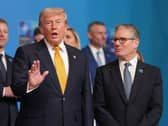 Donald Trump and Sir Keir Starmer