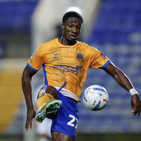 Joe Gbode of Shrewsbury Town has missed the past two games.