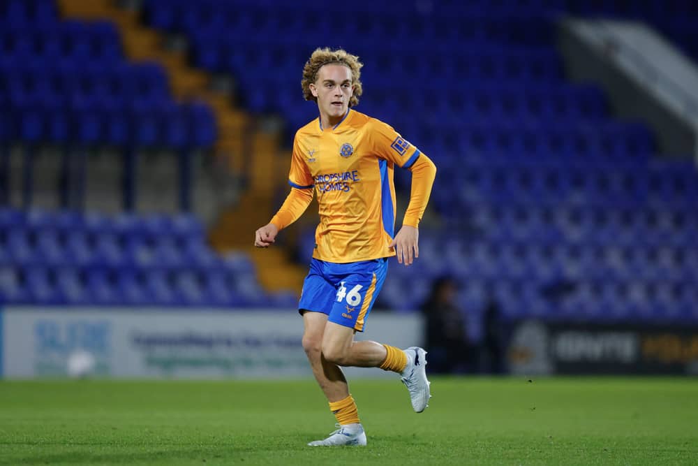 Hugo Aiston of Shrewsbury Town