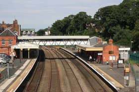 Wellington Railway Station in Telford