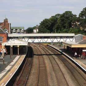 Wellington Railway Station in Telford