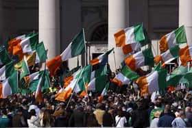 Anti-immigration protest in Dublin