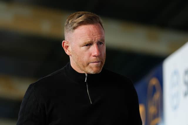 Shrewsbury Town boss Gavin Cowan 